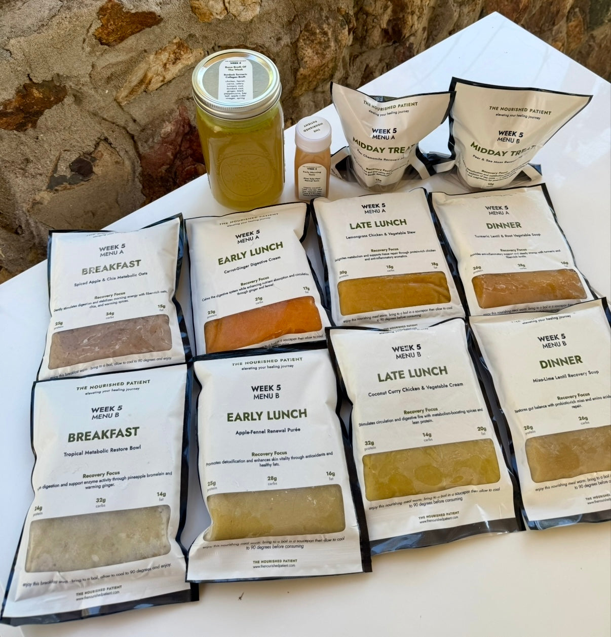 7-Day Facelift Recovery Meal Program